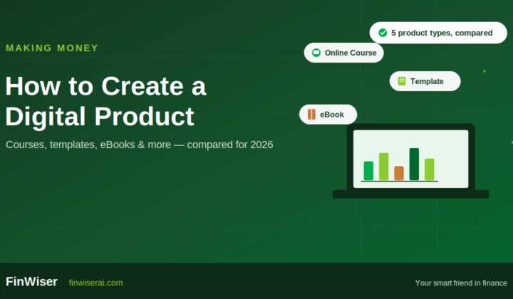 How to create digital product income in 2026 — FinWiser guide to online courses, templates, eBooks, digital art and membership communities