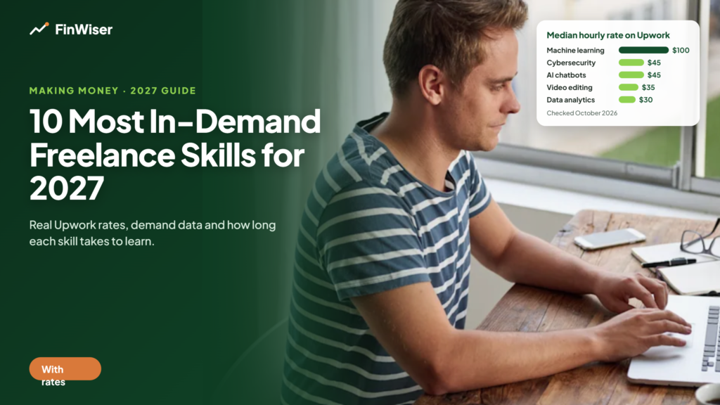 Highest paying freelance skills for 2027 ranked by median Upwork hourly rate, led by machine learning at $100